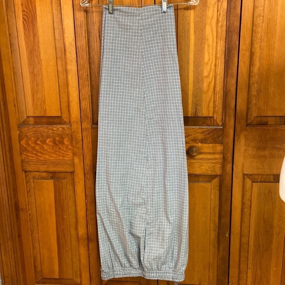 Nautica Cotton Plaid Loungwear Pockets Elastic Waistband w Tie Closure Size XL
